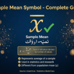 Sample Mean Symbol Definition Formula 2026