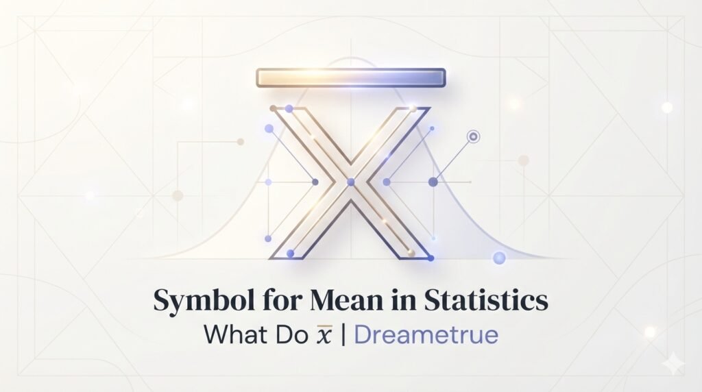 Symbol for Mean in Statistics What Do x̄ 2026