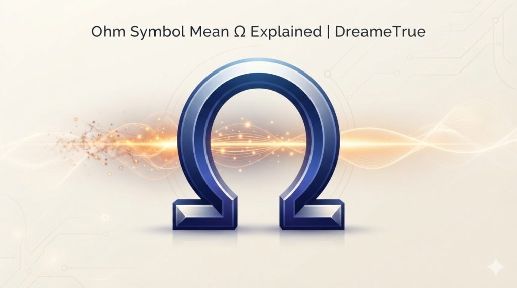 the Ohm Symbol Mean Ω 2026