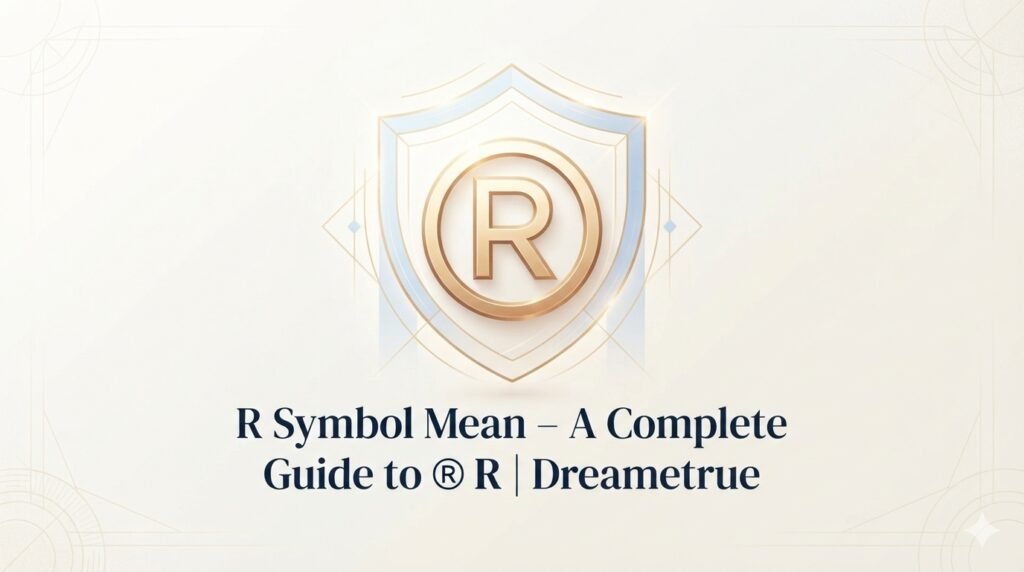 the R Symbol Mean A Complete Guide to ® ℝ 2026