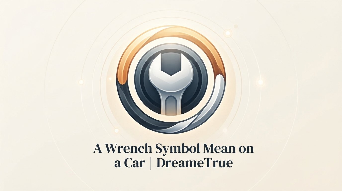 a Wrench Symbol Mean on a Car 2026