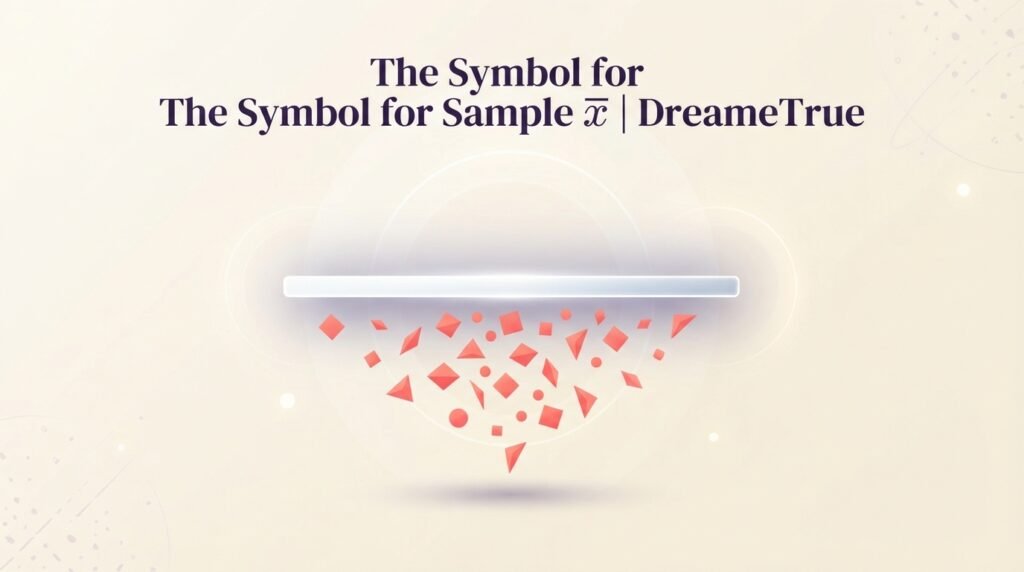 Symbol for Sample Mean x̄ 2026