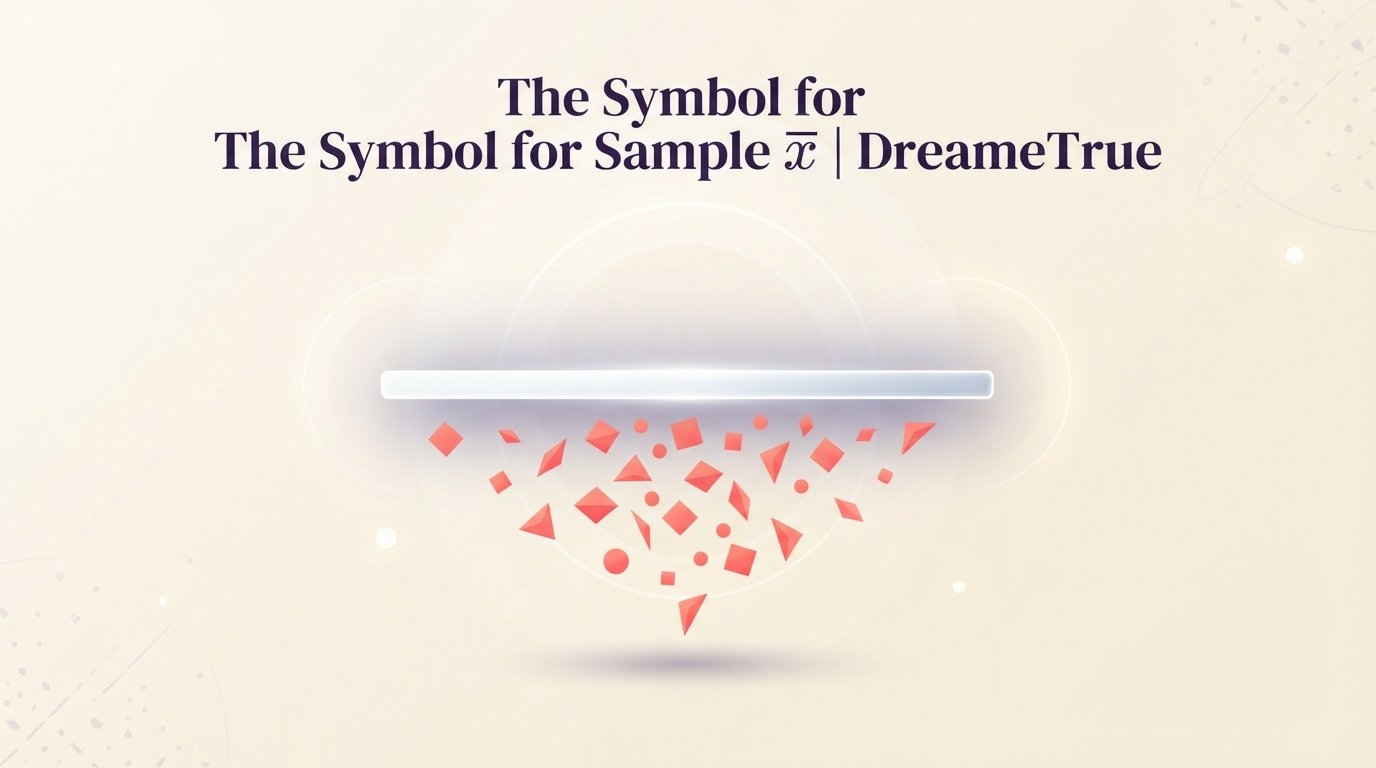 Symbol for Sample Mean x̄ 2026